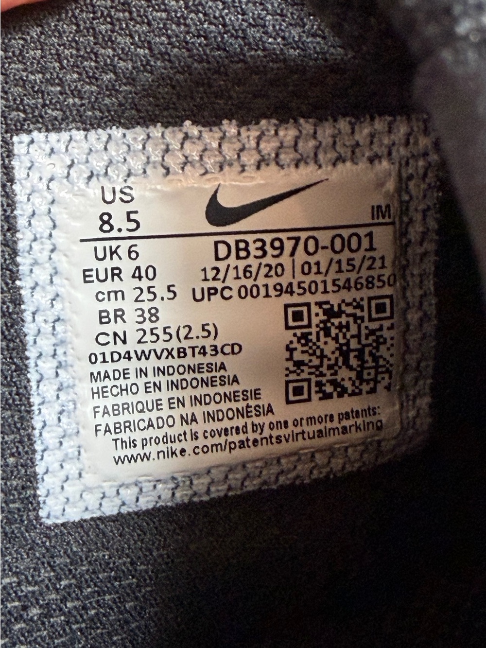 Nike Court Legacy Mules in Black Size 8.5 - Picture 12 of 14